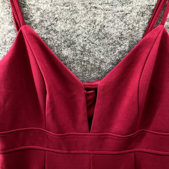 Lulus Wide Leg Jumpsuit Size L Evening of Intrigue Pink Sleeveless Formal Barbie - Picture 5 of 12